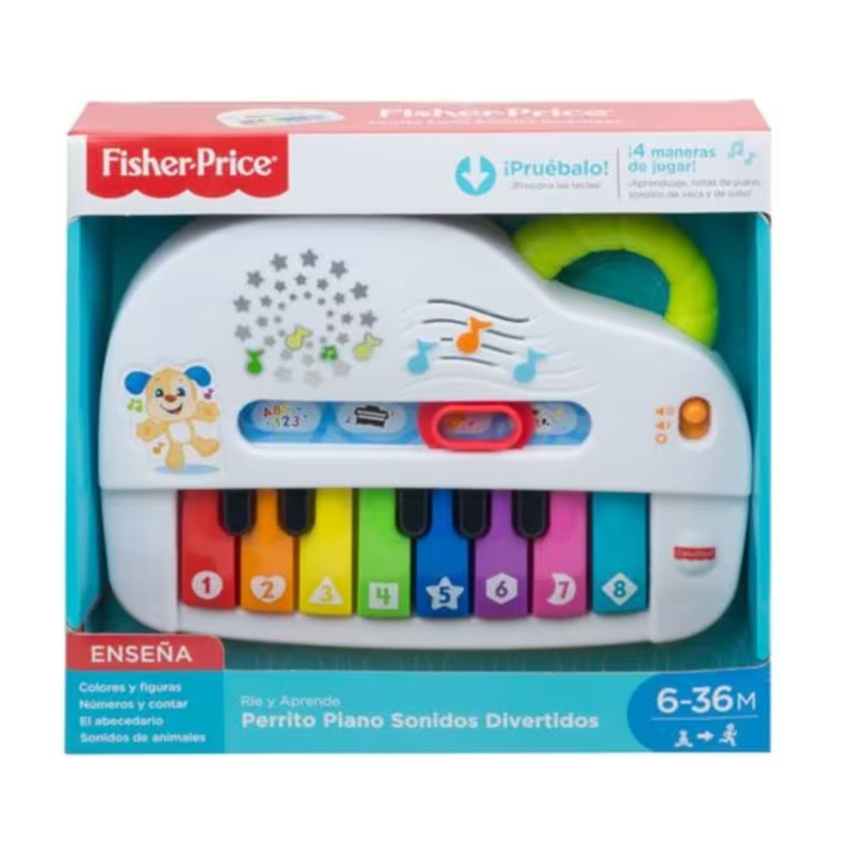 FISHER PRICE - FISHER PRICE PERRITO PIANO SONIDOS DIVERTIDOS