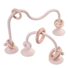 BEBESIT - Juego Puzzle Silla comer Montessori Beige