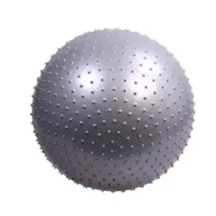 AK SPORT - Pelota Balón PilatesYogaMasaje Erizo 50-55 cm Gris