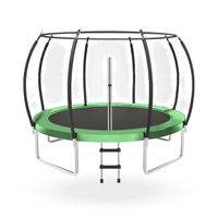 Cama Elastica con malla y Escalera 4.26mt 14Ft Verde