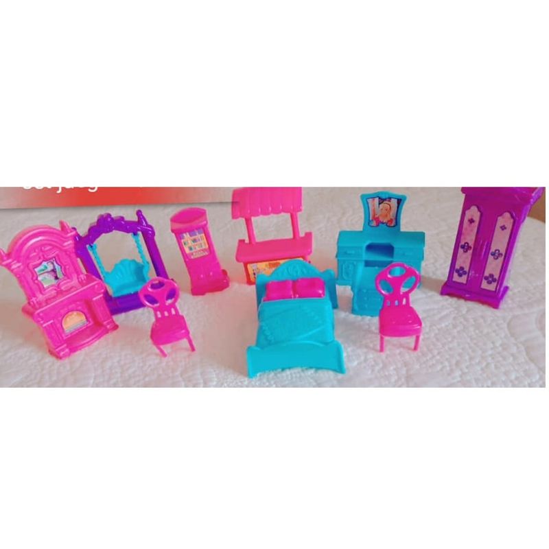 GENERICO - Pack juguete de habitacion 5 a 7cm para niños.