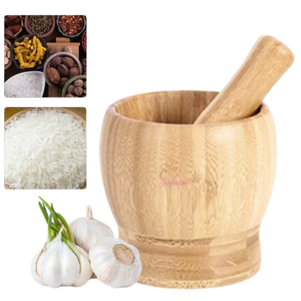 GENERICO - Mortero Moledor De Semillas Y Especies De Cocina