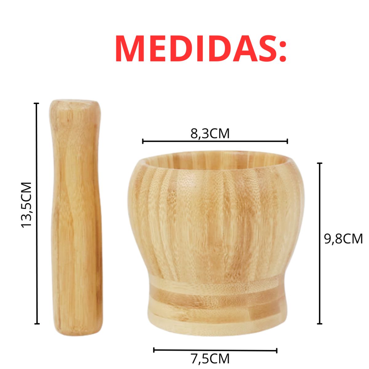 GENERICO - Mortero Moledor De Semillas Y Especies De Cocina