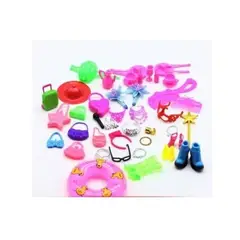 GENERICO - Pack juguete con muchas cosas tamaño 2 a 8cm para niños.