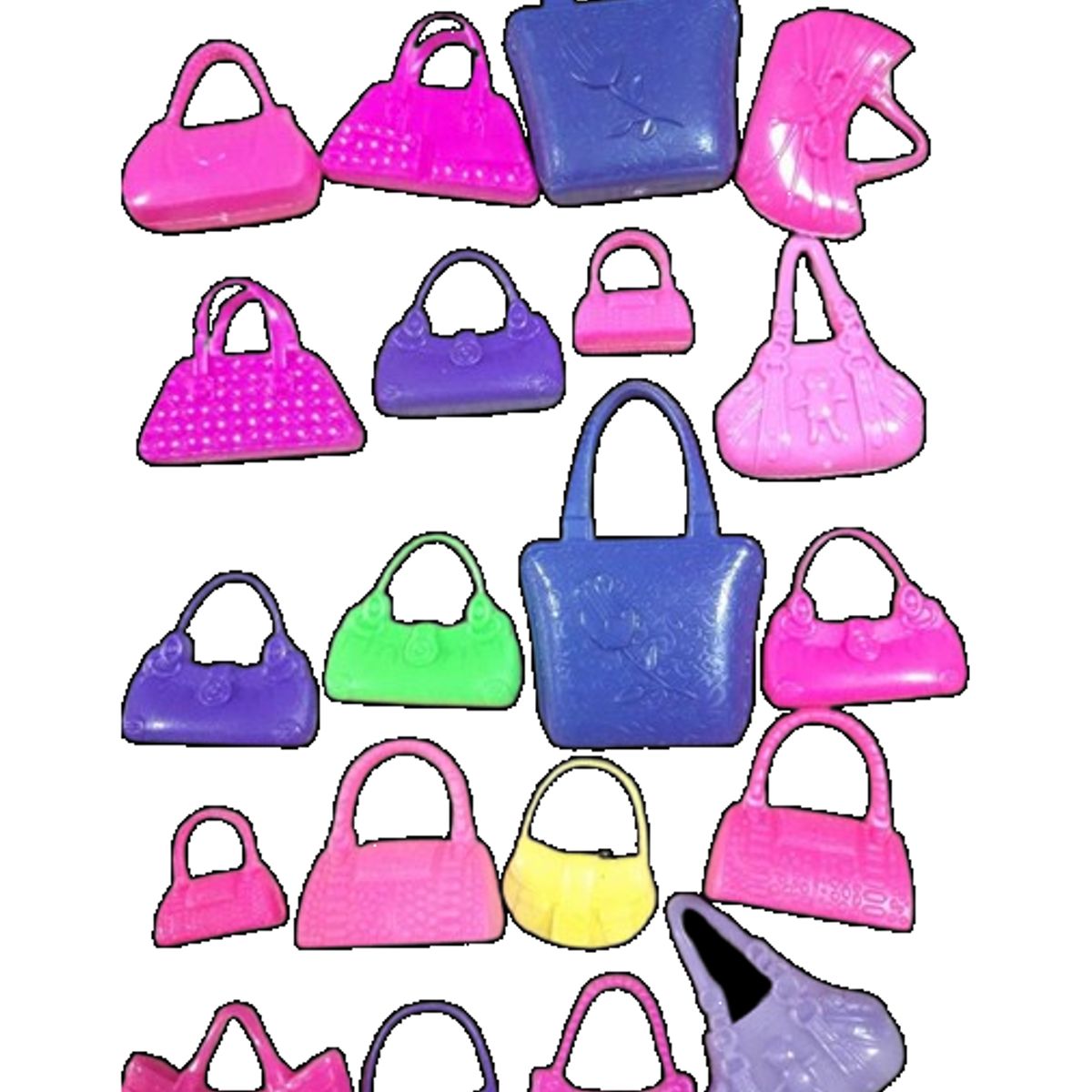 GENERICO - Pack juguete 20 unds mini carteras surtidas para muñeca 5 a 8cm