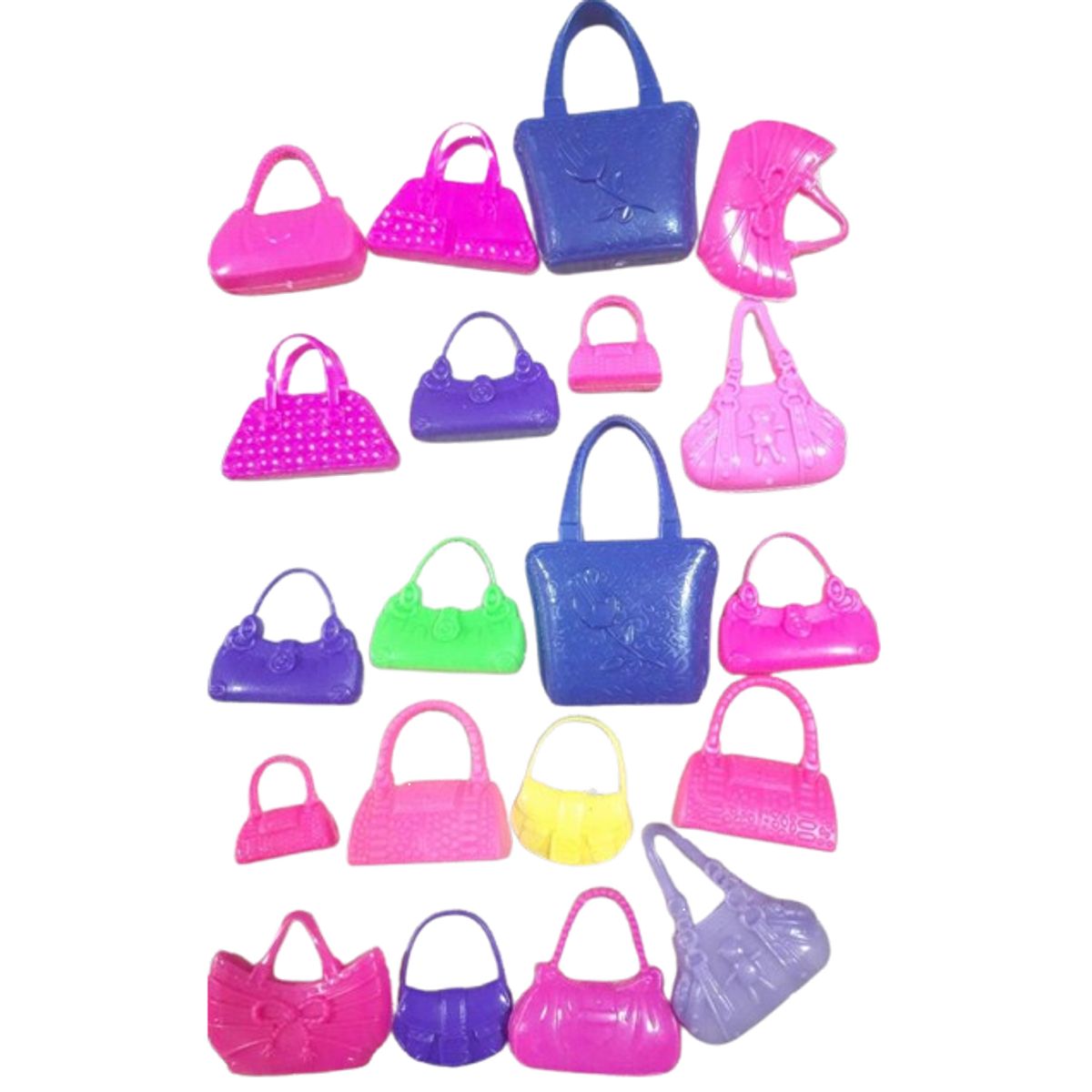 GENERICO - Pack juguete 20 unds mini carteras surtidas para muñeca 5 a 8cm