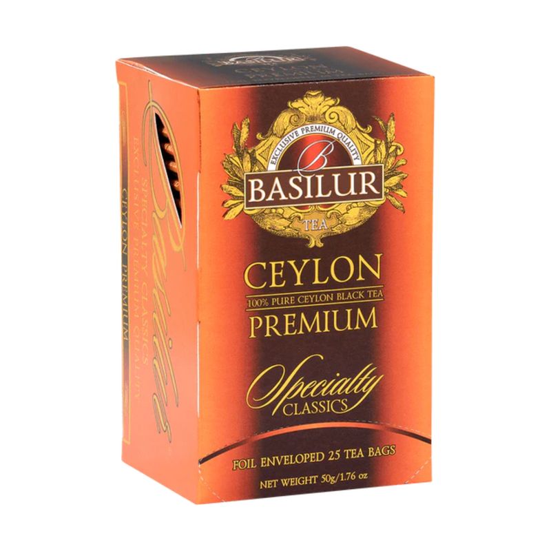 BASILUR - Te Negro Basilur Orange Pekoe Caja 25 bolsas BASILUR