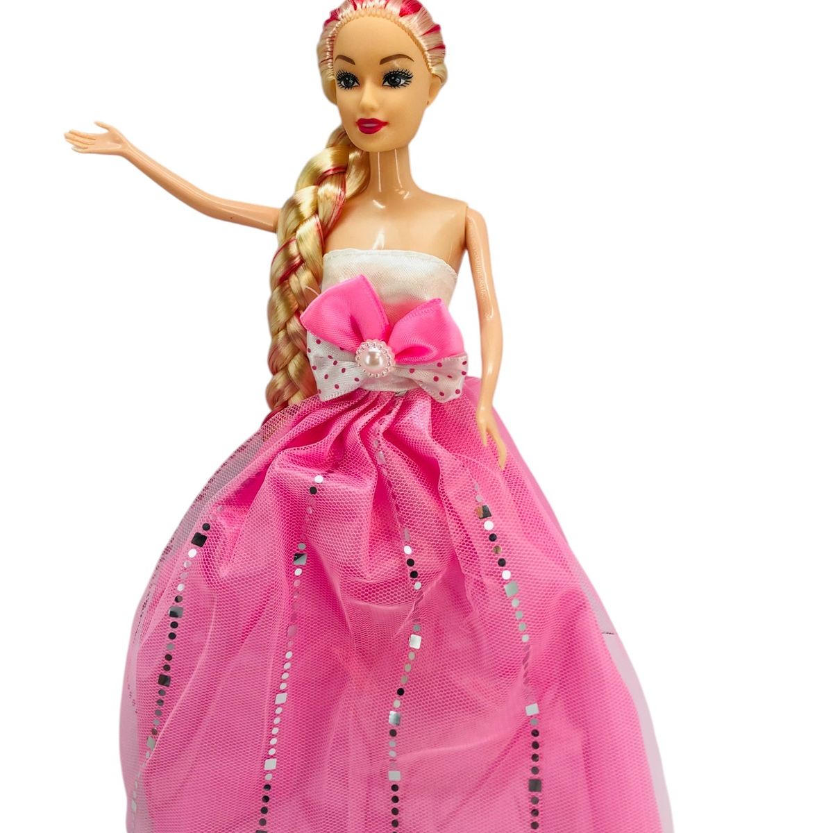 GENERICO - Juguete Muñeca Kit Princesa Rosada + Muñeca Bebe Set Belleza