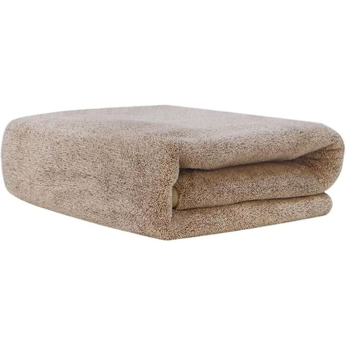 AZ AURAZEUS - Toallon Grande De Baño Beige 100 X 140 Microfibra Playa De Mano Az