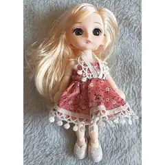 GENERICO - Mini muñeca linda 16cm de coleccion de miniaturas para niños