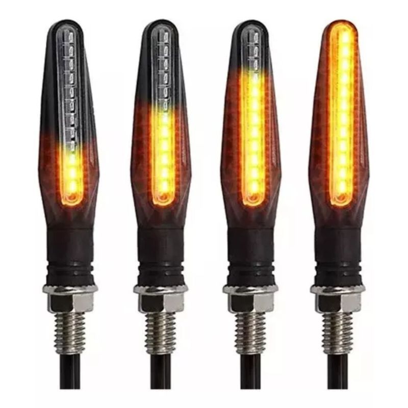 GENERICO - Intermitentes Led Par Motocicleta Universal