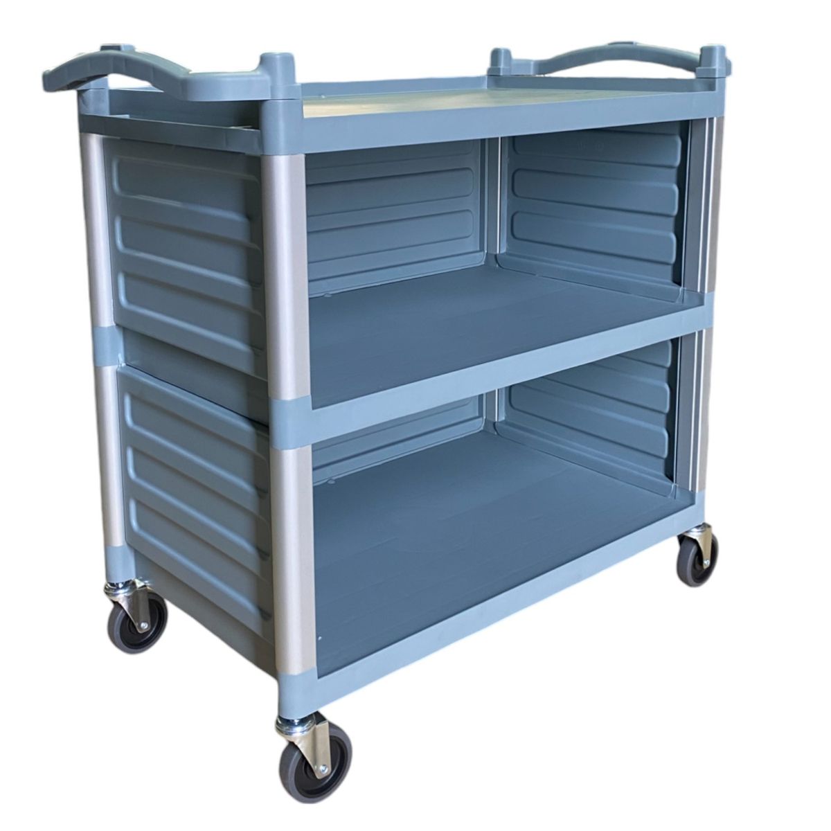 PROCHEF - Carro Multiuso Plástico Grande Cerrado 100x50x92 Gris