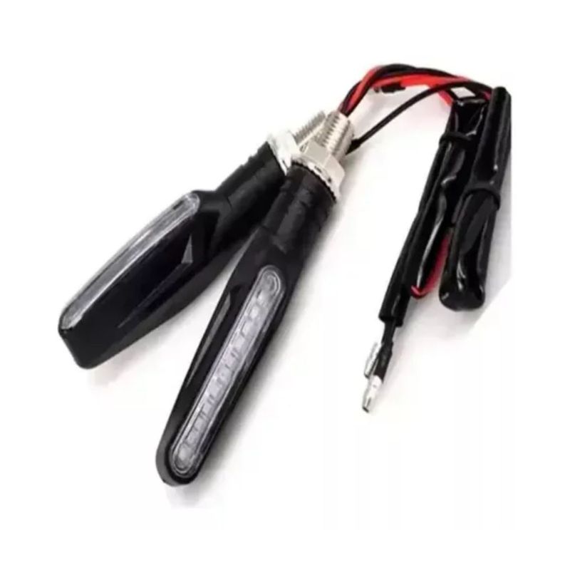 GENERICO - Intermitentes Led Secuenciales Para Moto Rojo