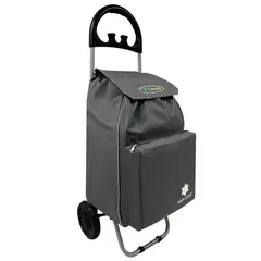 CARRY ALL - Carrito de Compras Plegable Glasgow 47 Litros Carro de Feria Gris