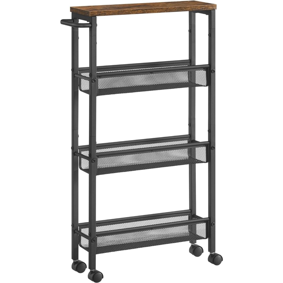 SPACEZAT - Carro Auxiliar Organizador Bar Cocina 4 Niveles Leiden