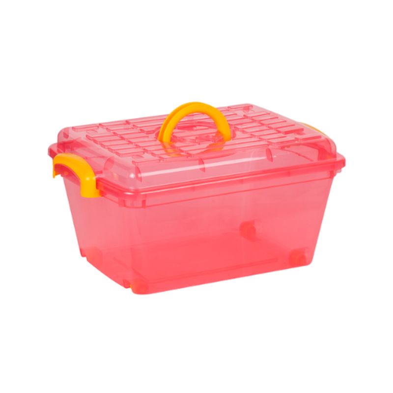 GENERICO - Caja Organizadora 25 Lts c/Tapa y Ruedas
