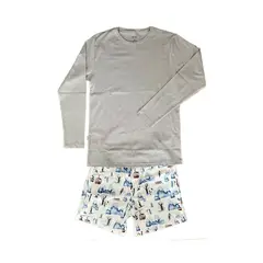 LITTLE BEE - Pijama algodón hombre SKI