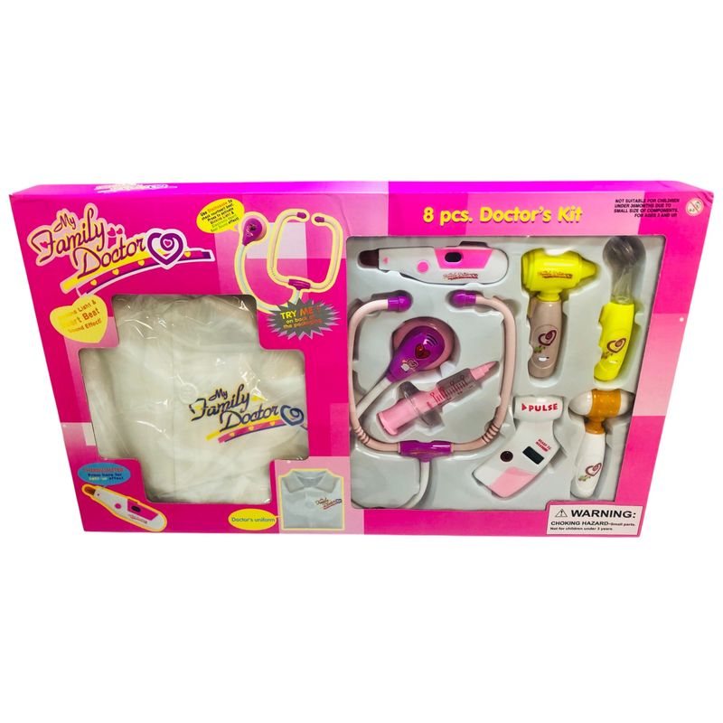 GENERICO - Juguete Kit Traje De Doctora Con Accesorios Bata Incluida