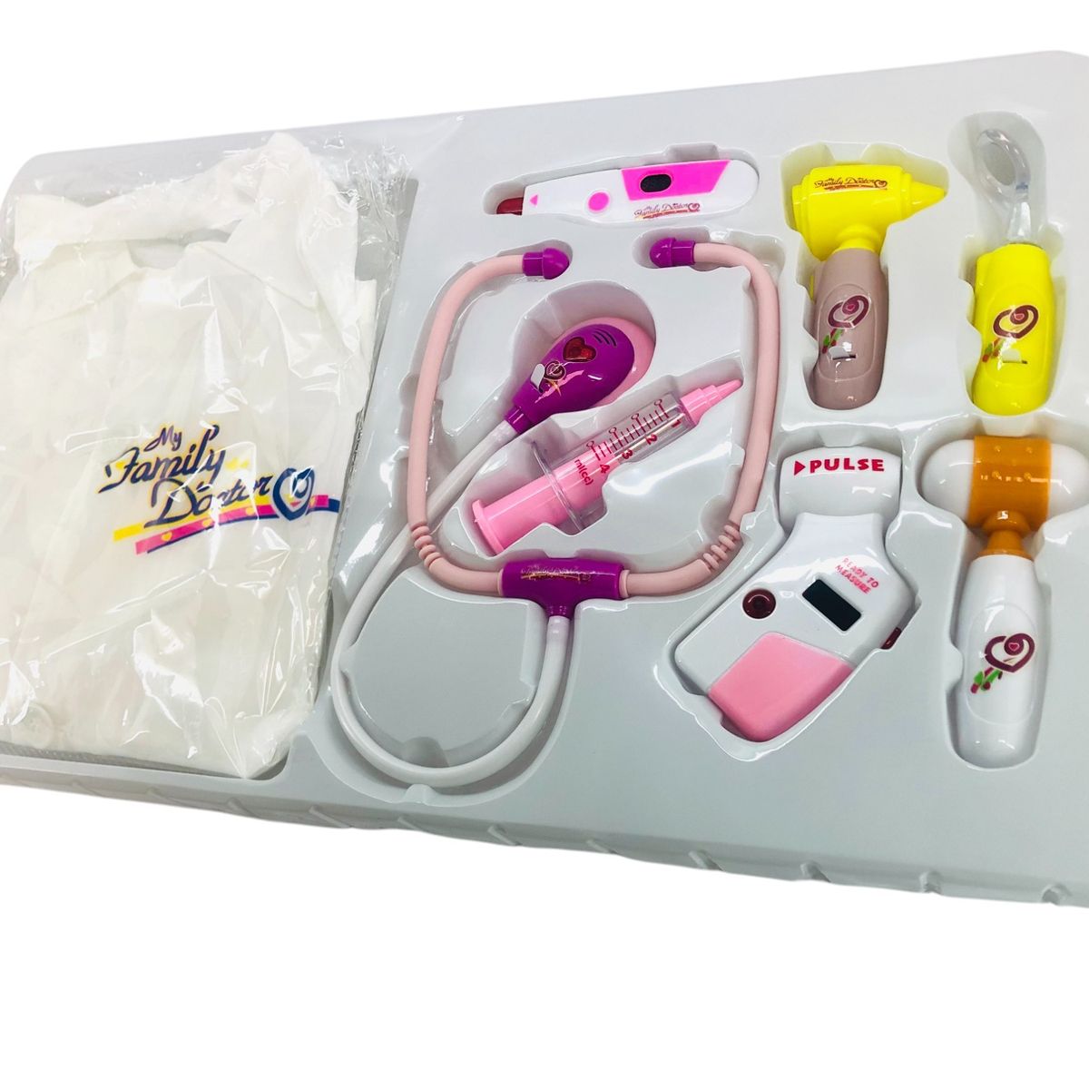 GENERICO - Juguete Kit Traje De Doctora Con Accesorios Bata Incluida