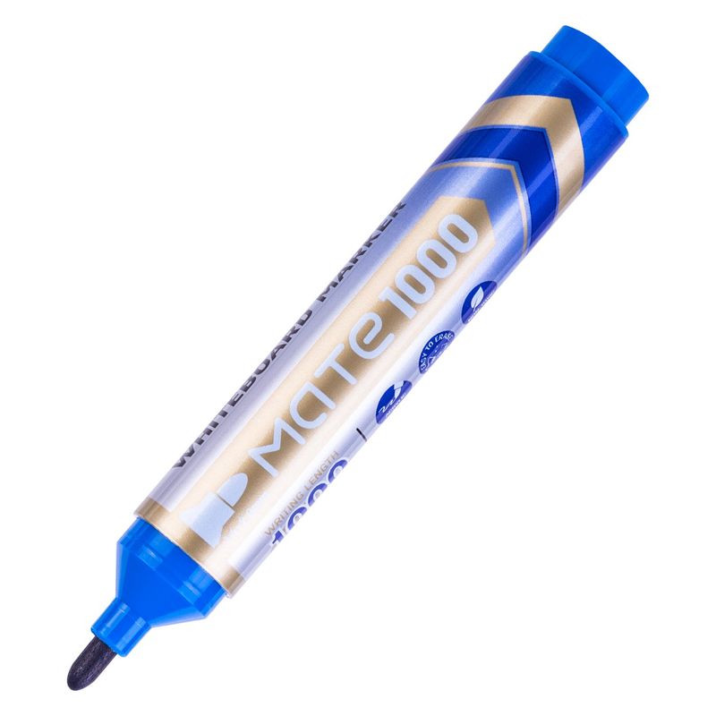 DELI - pack 12 Marcador para Pizarrón Punta Redonda 18mm