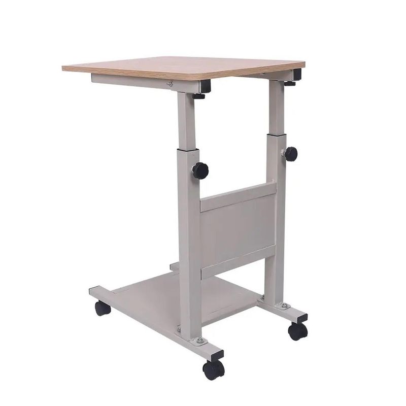 MOBII - Mesa Plegable Enfermo Cama Carga 60 Kg Altura Ajustable Pc