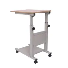 MOBII - Mesa Plegable Enfermo Cama Carga 60 Kg Altura Ajustable PC