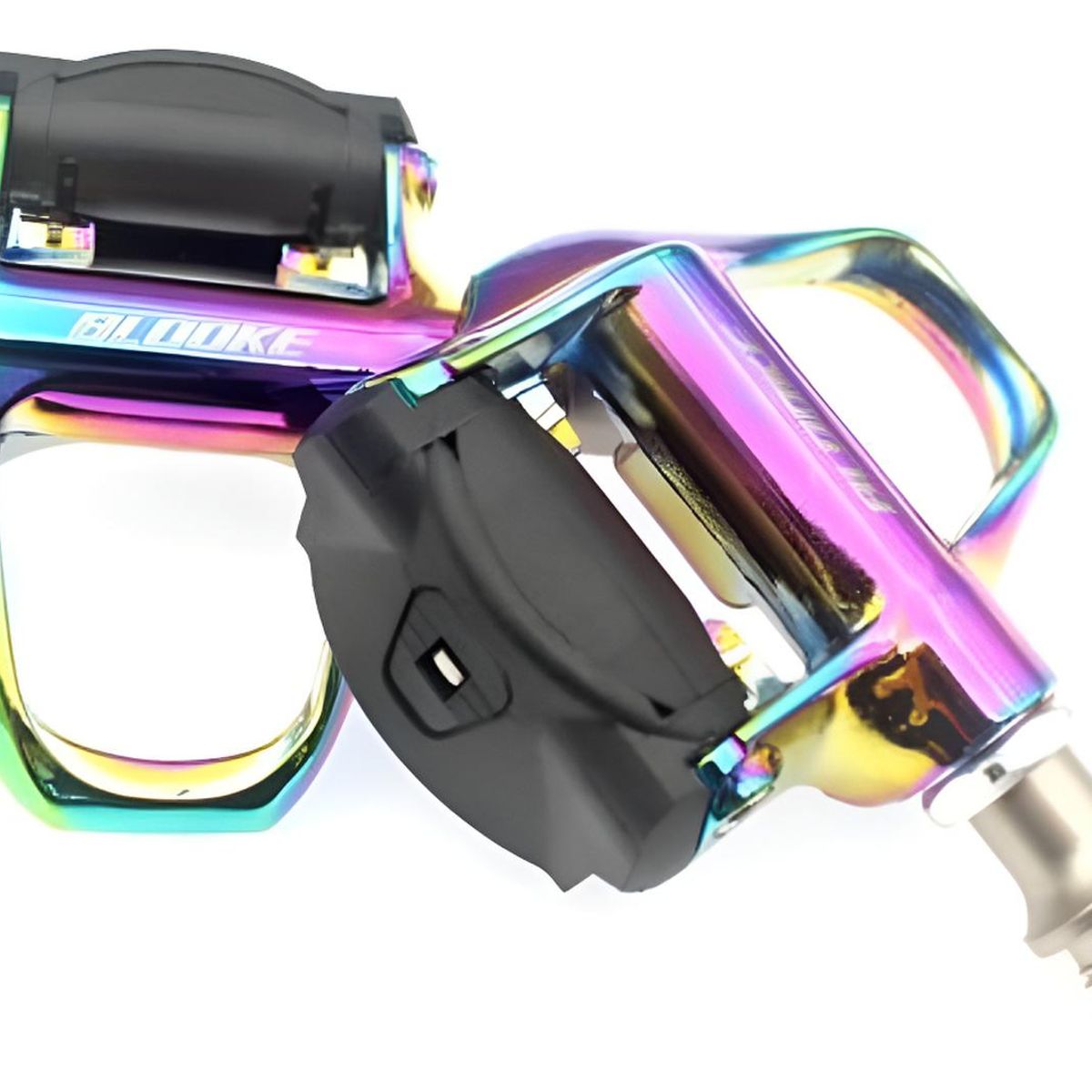 GENERICO - Pedales De Ruta  Calas Compatible Shimano Spd Bicicleta - Multicolor