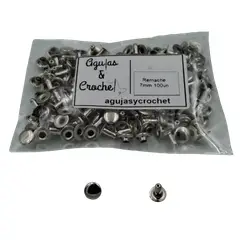 GENERICO - Remaches 7mm 100 unidades para remachadora Vestuario