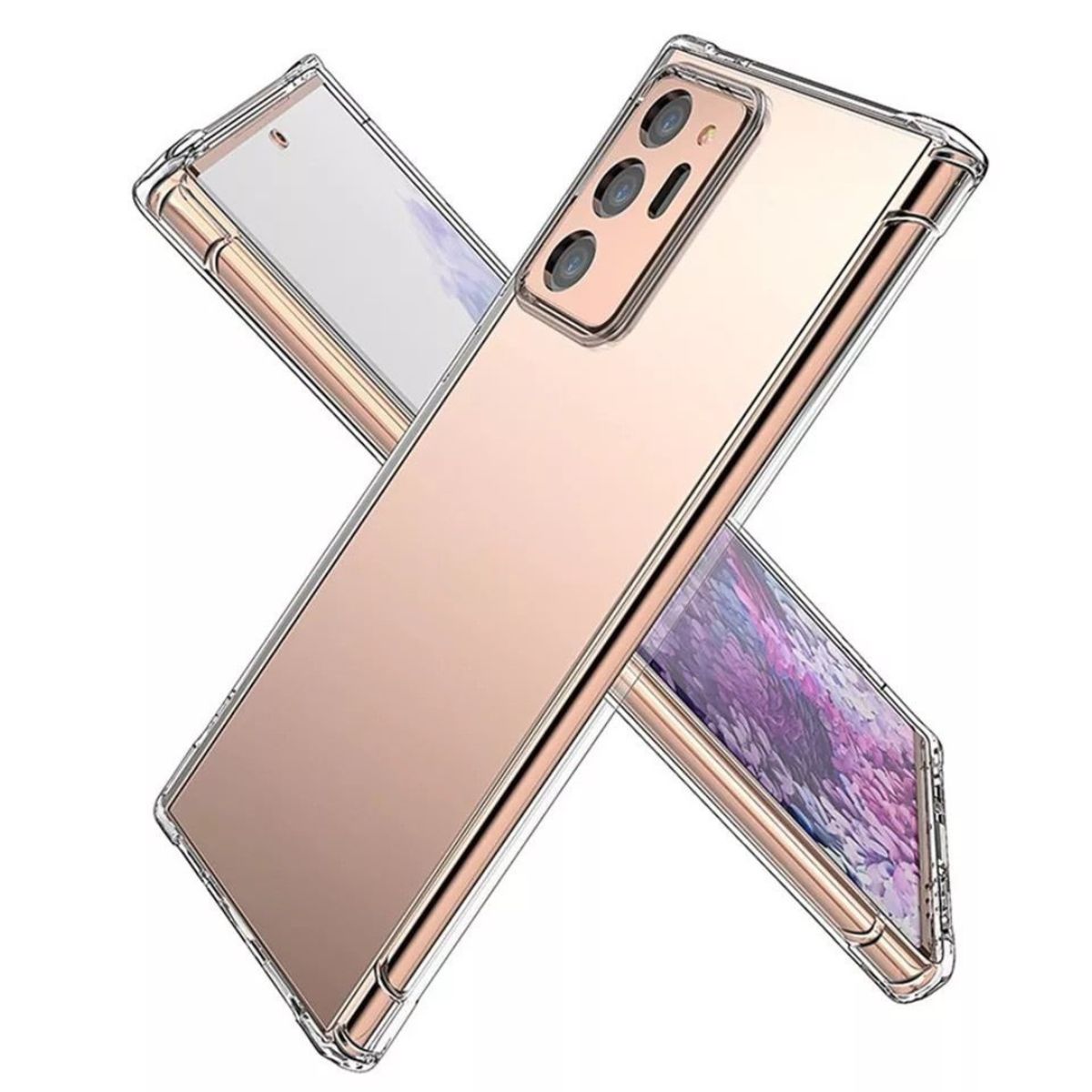 GENERICO - Carcasa Transparente Para Samsung Note 20 Ultra Silicona