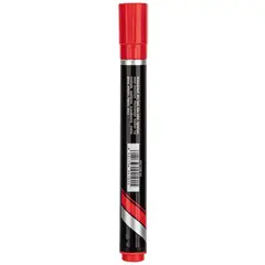 DELI - Pack 12 Marcador Permanente Punta Biselada 15-5 mm rojo