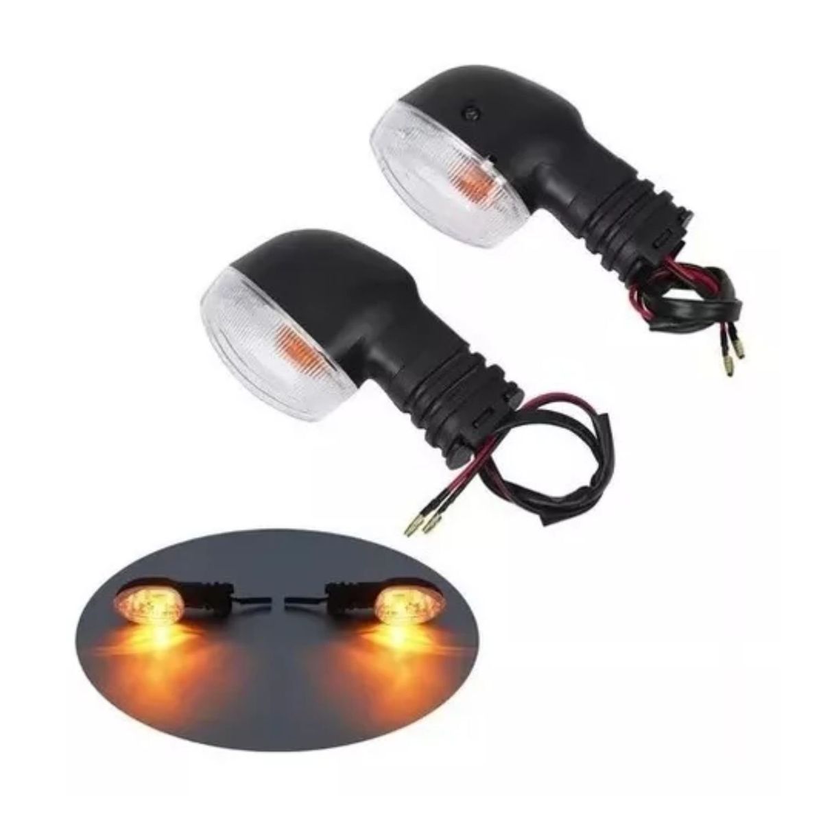 GENERICO - Par De Intermitentes Para Yamaha Fz16 Fzn150 S 2.0
