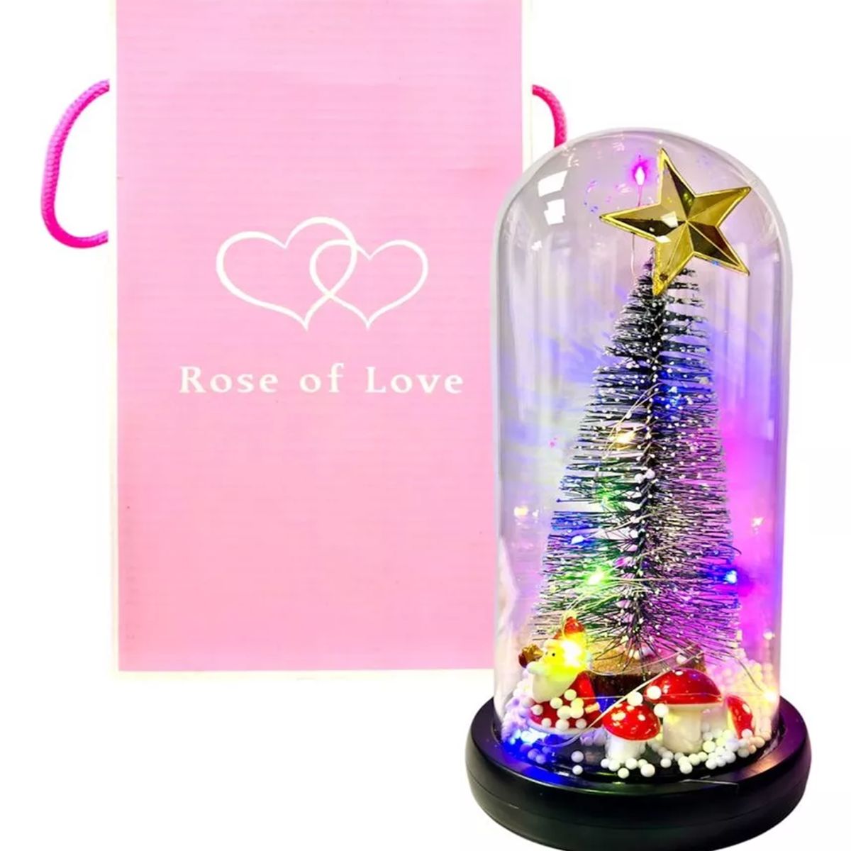 GENERICO - Arbol Navideño Decoracion Navidad Adorno Cupula De Vidrio