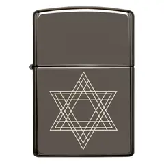 ZIPPO - Encendedor Estrella de David Design Plateado ZP49685