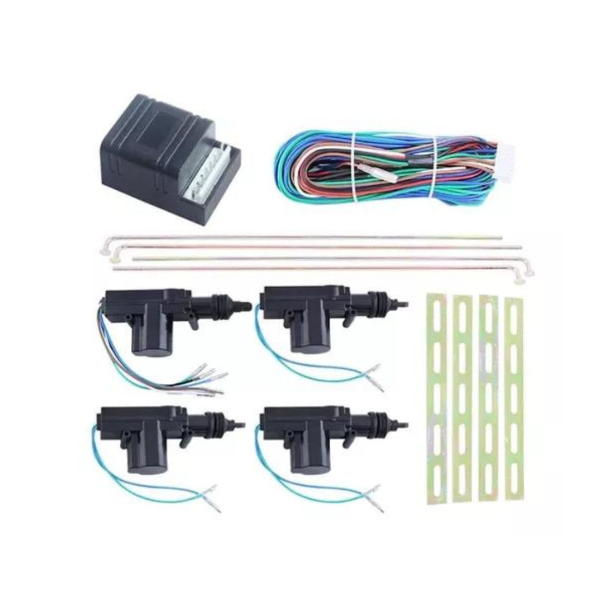 GENERICO - Kit Cierre Centralizado Autos 12v Universal 4 Puertas 360°