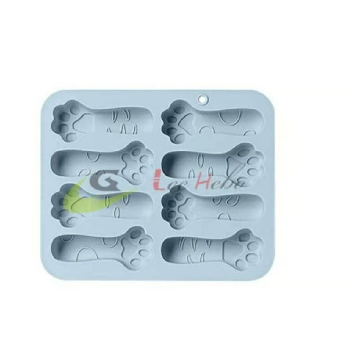 GENERICO - Molde Silicona Para Chocolate Forma Patita De Gato Y Perro