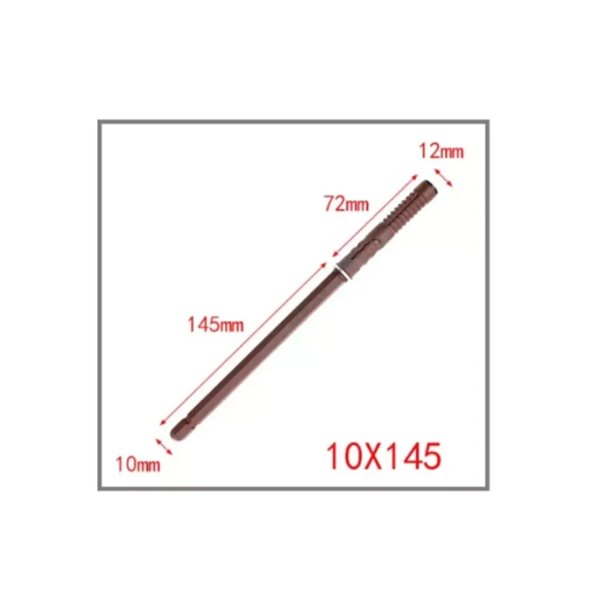 GENERICO - Pack 6 Soportes Ocultos 145 × 10 mm para Repisa Flotante – Anclaje Metálico Invisible