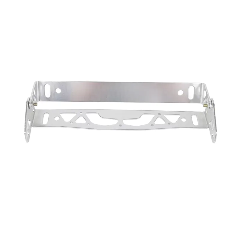 GENERICO - SOPORTE DE MATRICULA Para Autos Universal Tunning PLATA