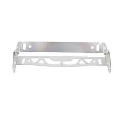 GENERICO - SOPORTE DE MATRICULA Para Autos Universal Tunning PLATA