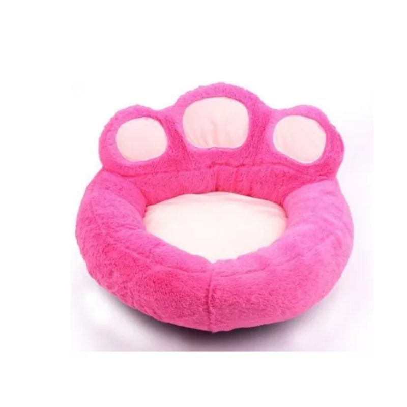 GENERICO - Cama para mascotas  PATITAS ROSADA  XL