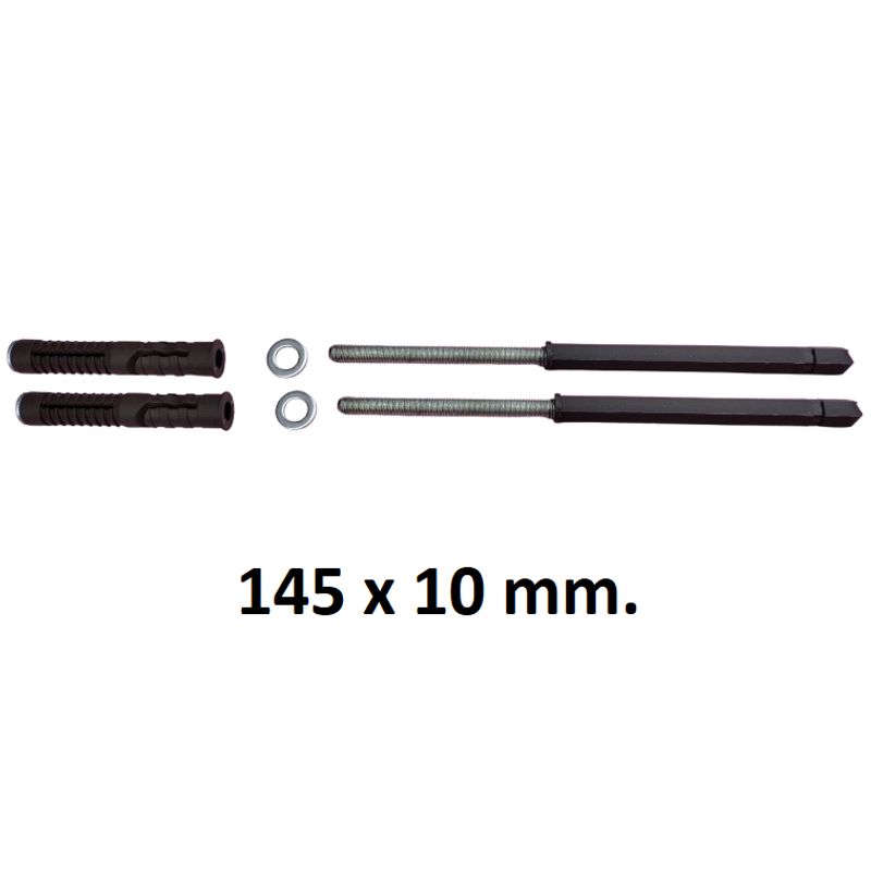 GENERICO - Soporte Oculto Repisa Flotante 145X10 mm (Pack 2 Und)