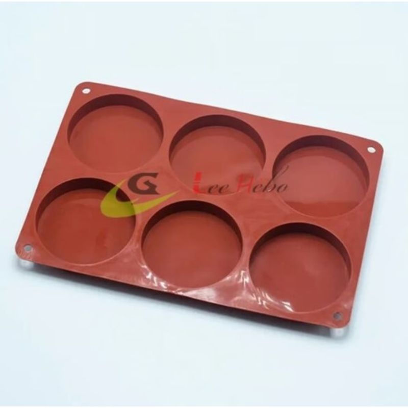 GENERICO - Molde Silicona Para Chocolate Forma Circulos 6 Divisiones