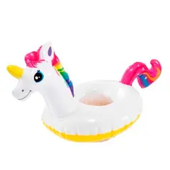 INTEX - Pack 3 Posavasos Para Piscina Unicornio 20x38 Cm