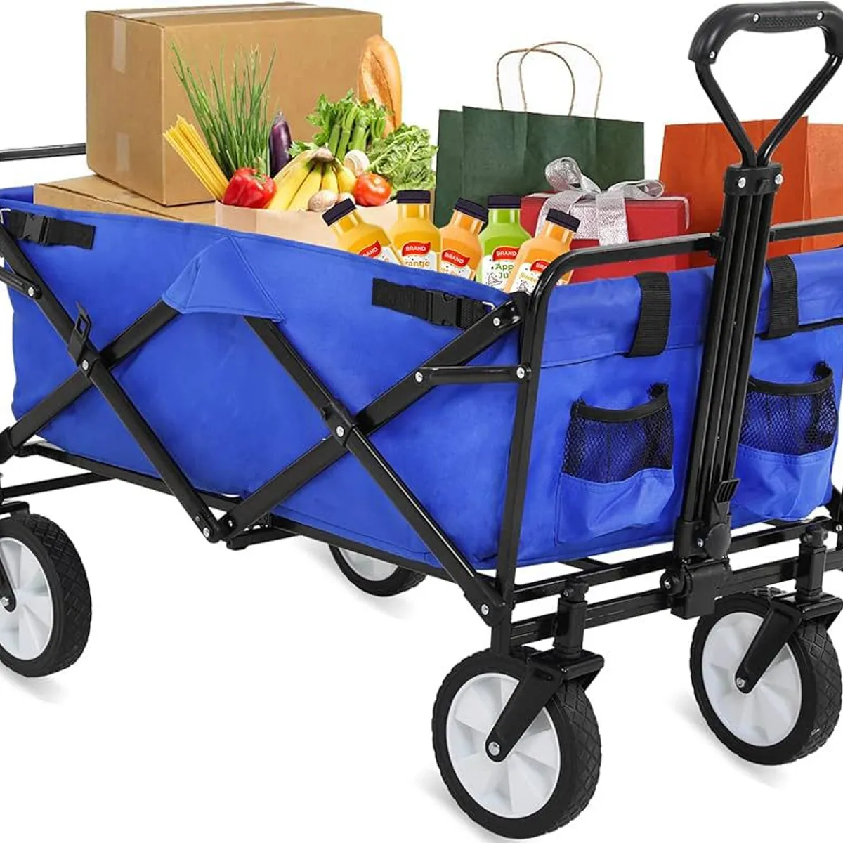 JUGUETERIA ESTELAR - Carrito Plegable Para Compras Camping o Picnic