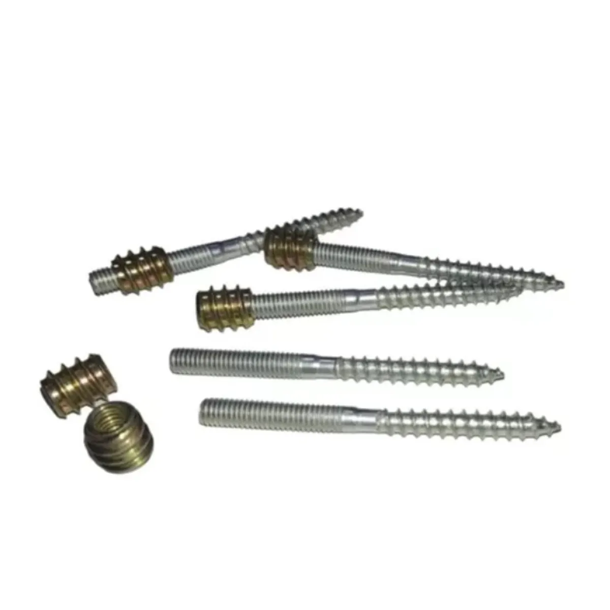 GENERICO - Pack Tuerca Inserto M6 X 12 Mm + Perno - Tornillo 6 X 70 Mm