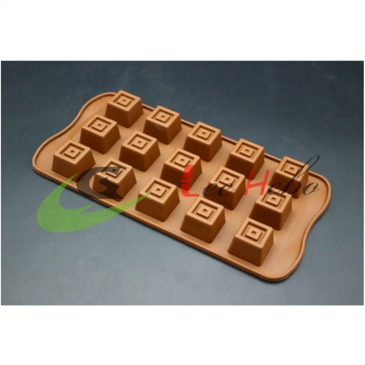 GENERICO - Molde Silicona Para Chocolate Forma Mini Cuadrados