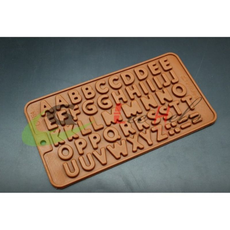 GENERICO - Molde Silicona Para Chocolate Forma Abecedario-Signos