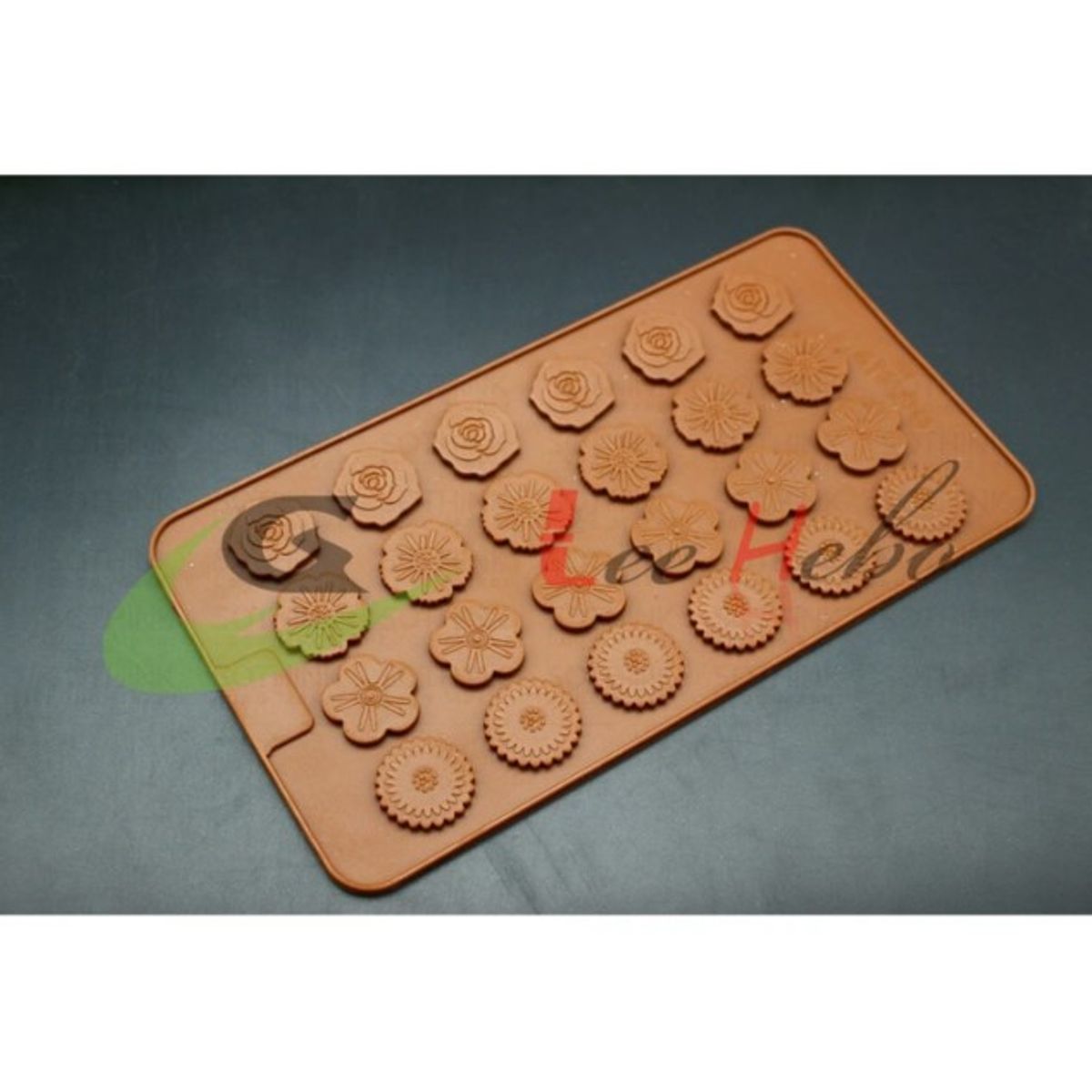 GENERICO - Molde Silicona Para Chocolate Forma Flores