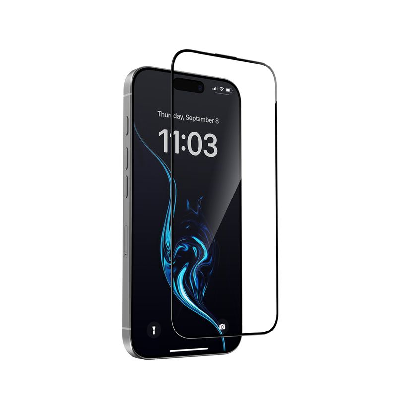 GENERICO - Lámina de vidrio completa 9h 5d para iPhone 16 Pro Max
