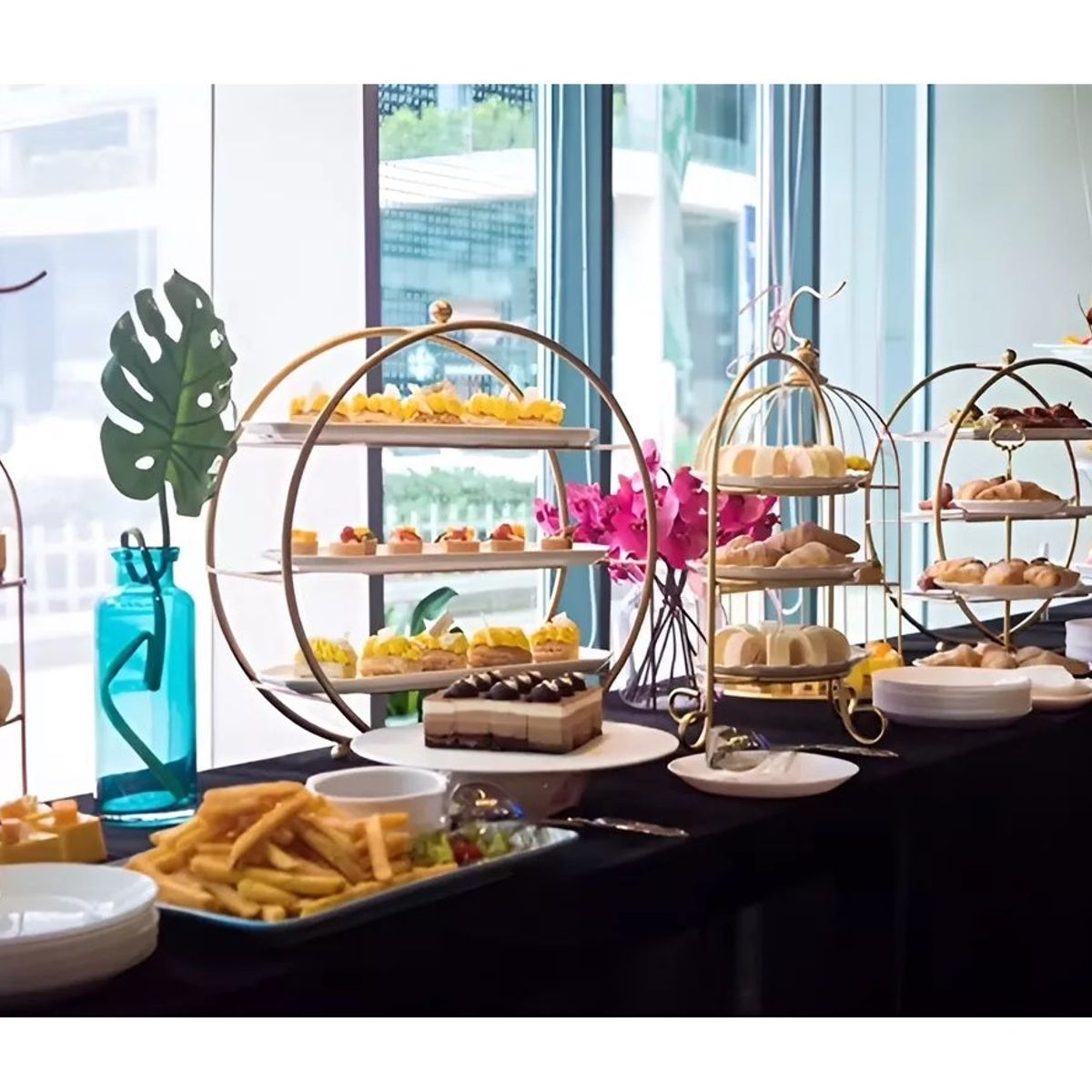 Pasteleria - Set 3 Porta Cupcakes Bases Para Tortas Alzadores Candy Bar