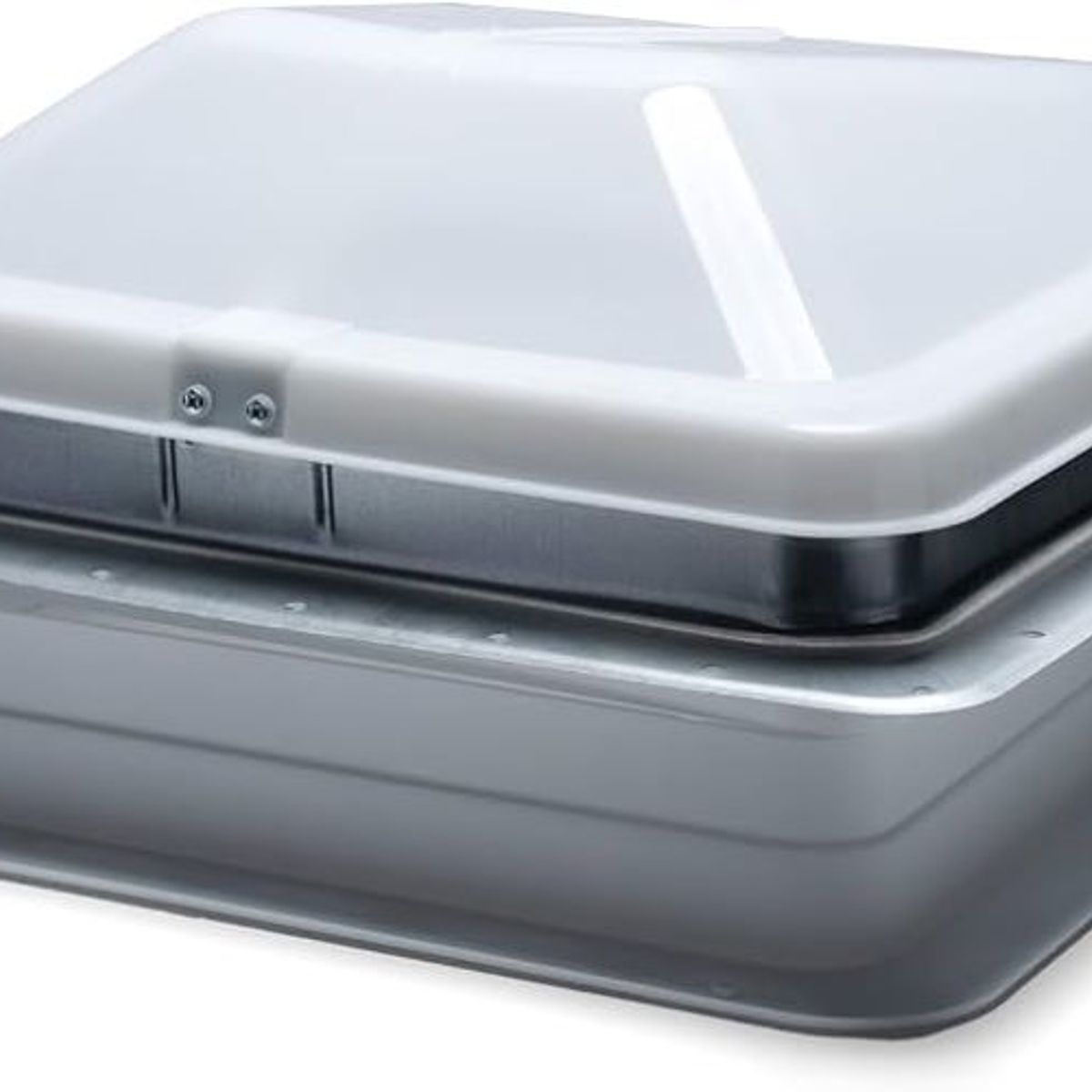 GENERICO - Claraboya Simple Blanca con Marco Interior 4cm Incluido HENGS